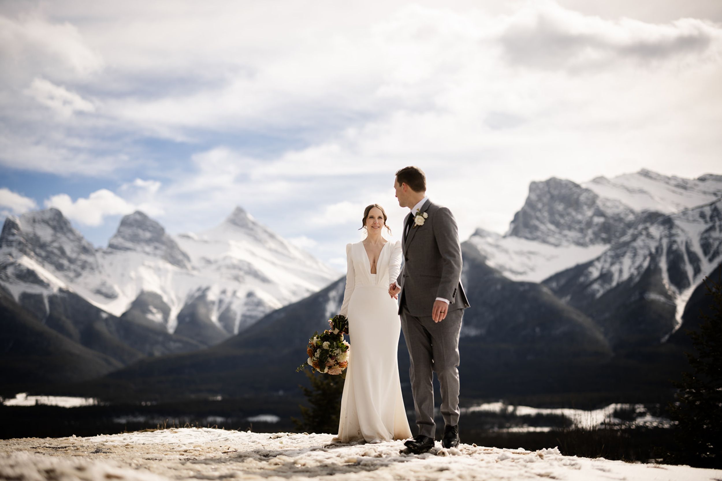 Winter Wedding in Canmore