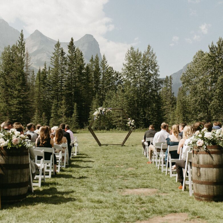 Canmore Ranch Ceremony - Cornerstone Weddings