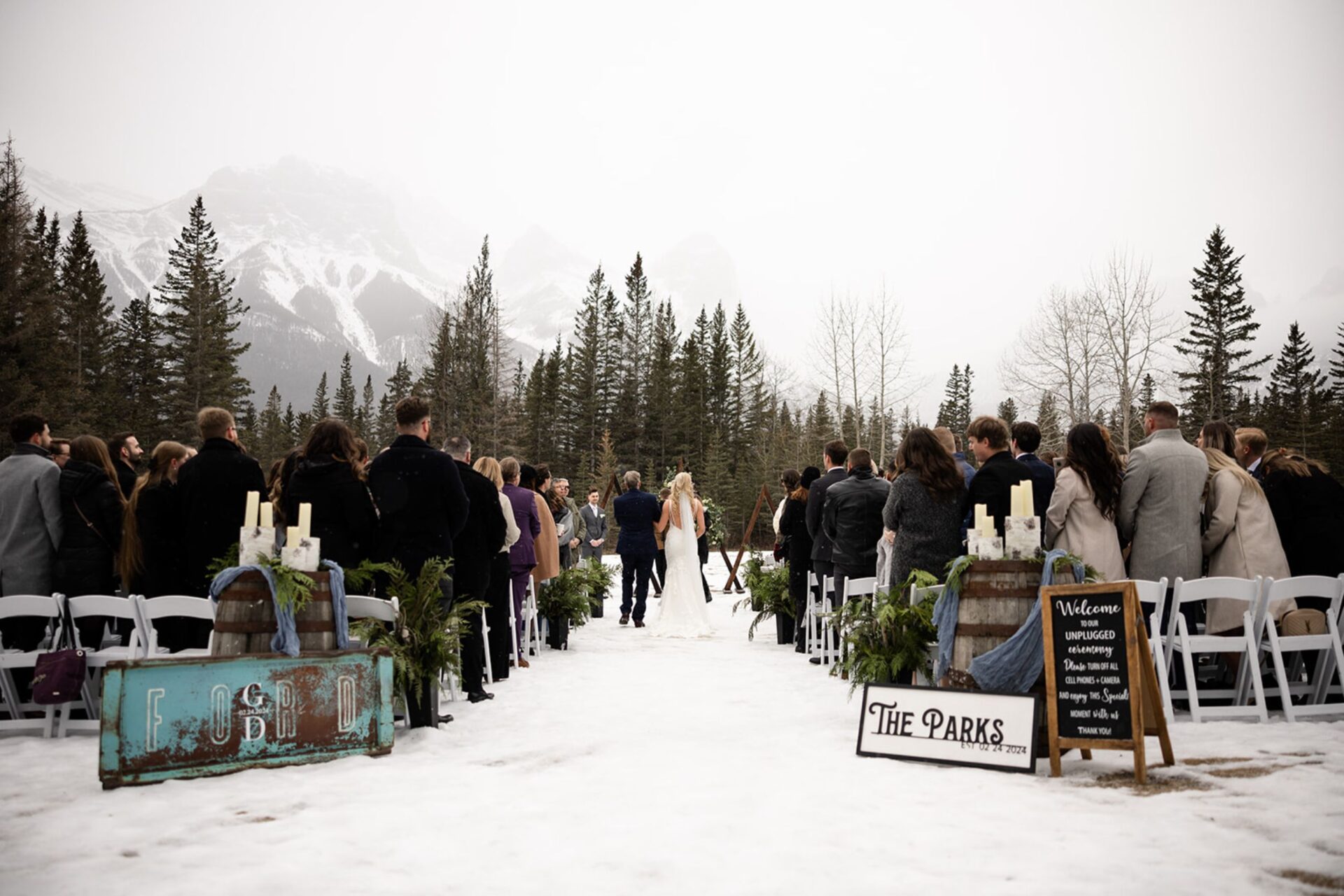 Winter Wedding in Canmore