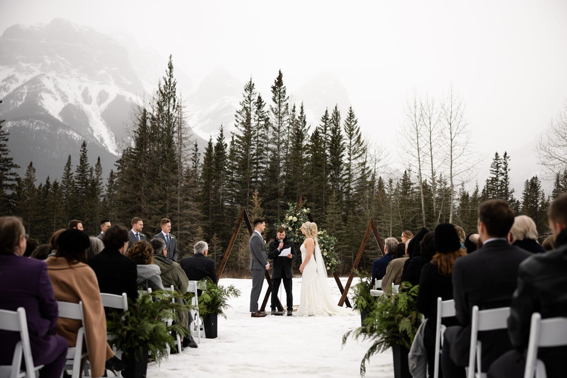 Winter Wedding at the Canmore Ranch
